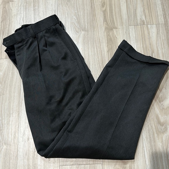 George men’s dark gray dress pant size 30/30 - Picture 1 of 4